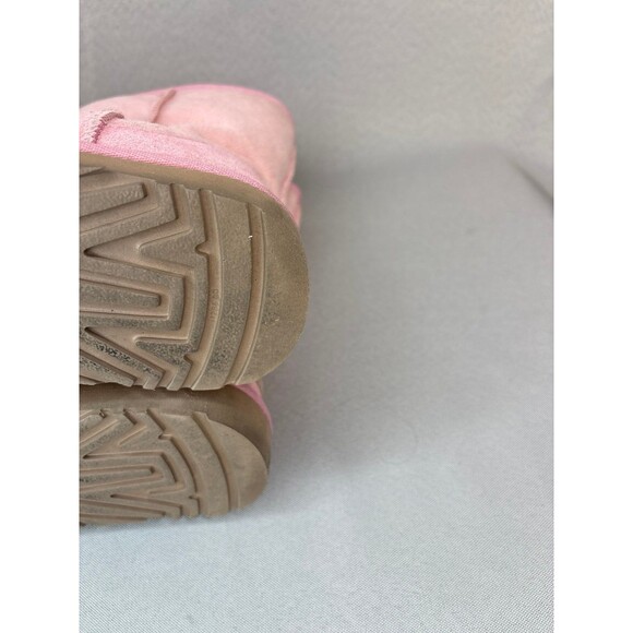 Womens UGG Boots Classic Short Pink MAU Coquette Festival Suede RARE Size 7 - Picture 12 of 12